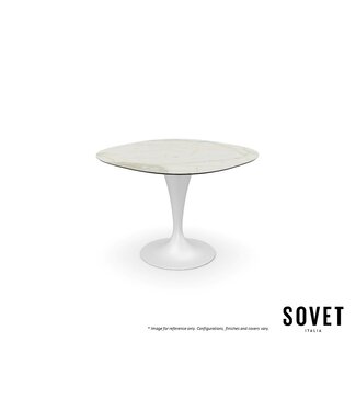 SOVET FLUTE SHAPED DINING TABLE.