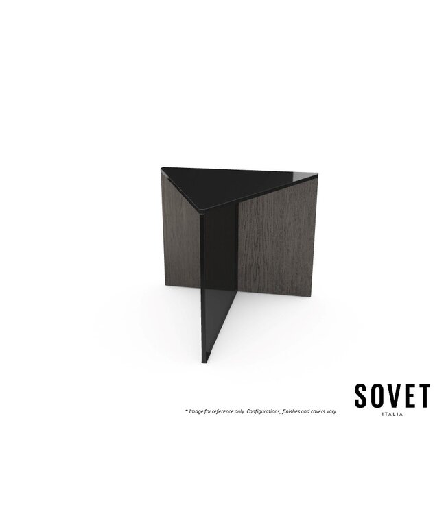 REGOLO TRIANGULAR COFFEE TABLE.