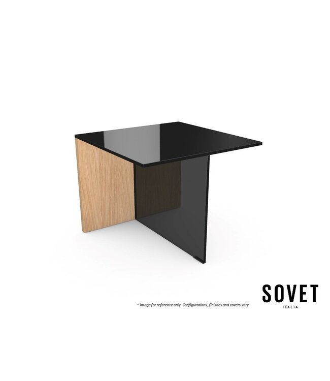 SOVET REGOLO SQUARE COFFEE TABLE.