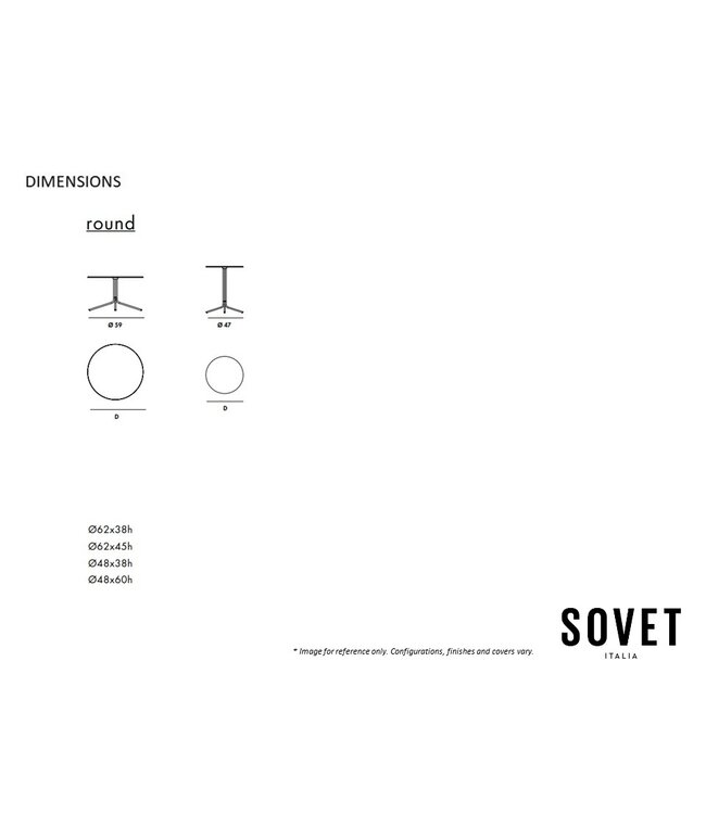 GENIUS ROUND COFFEE TABLE - PORTORO CERAMIC TOP.