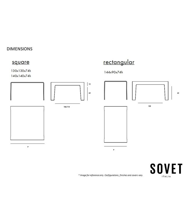 FROG SQUARE DINING TABLE.