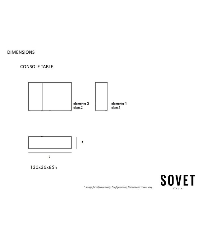 REGOLO CONSOLE TABLE.