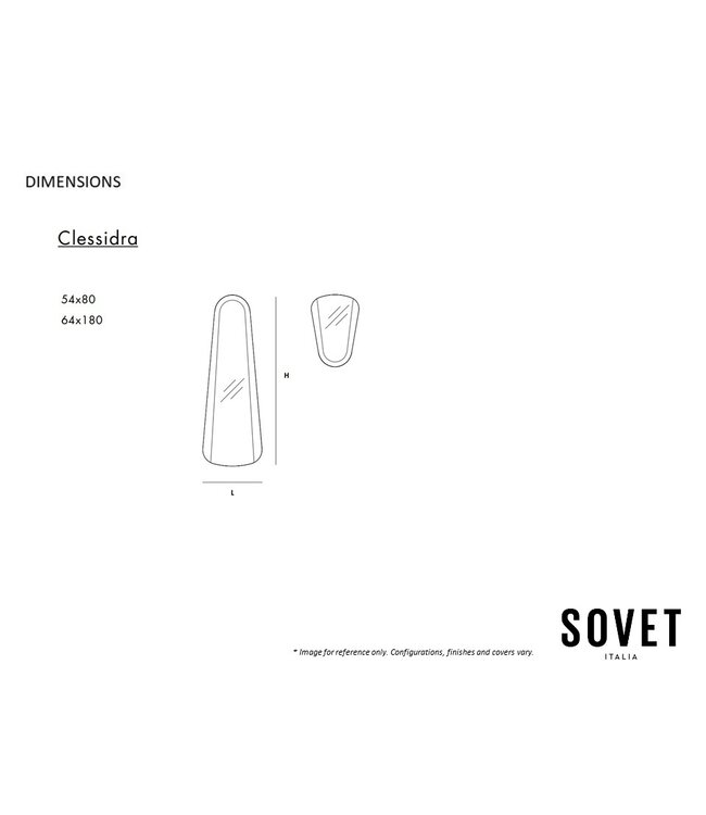 CLESSIDRA WALL MOUNT MIRROR.