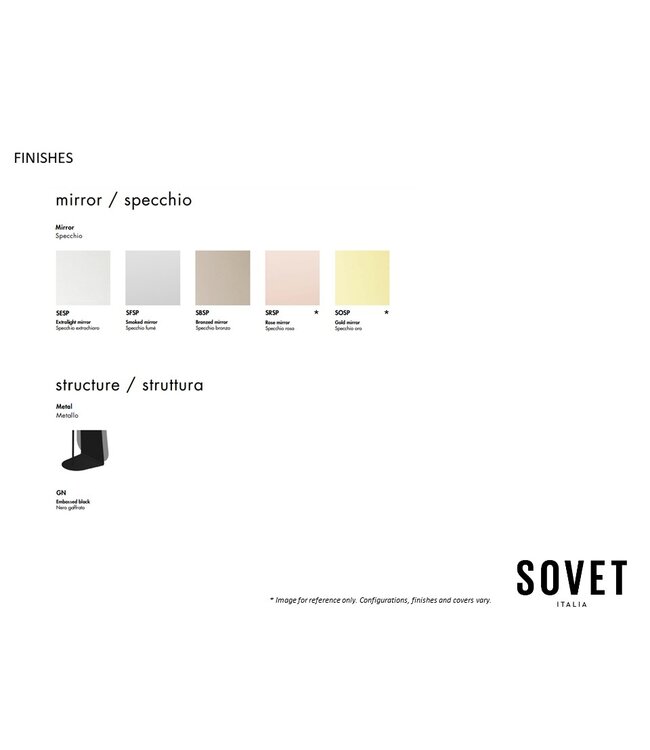 CLESSIDRA TABLE MIRROR.