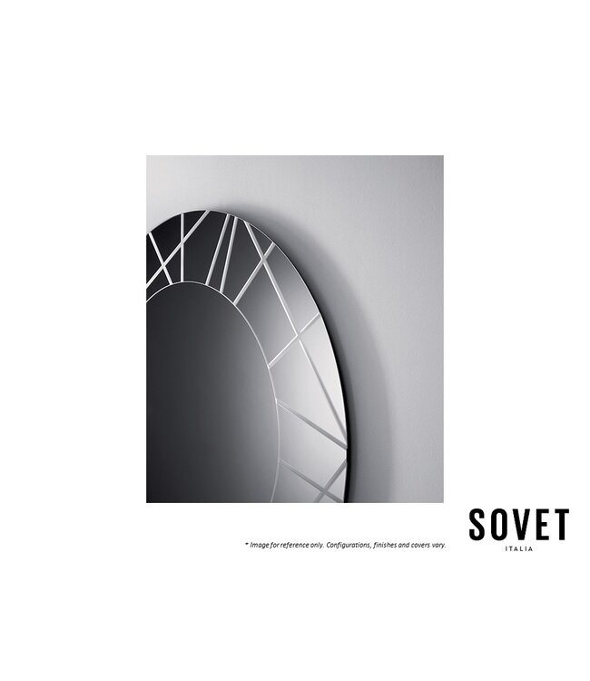 SOVET SEGMENT ROUND MIRROR.