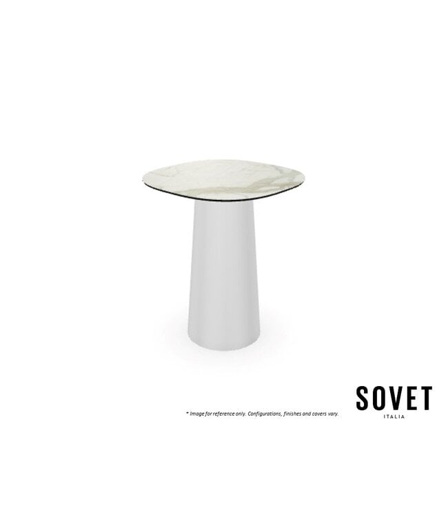 TOTEM SHAPED DINING TABLE.