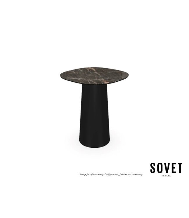 TOTEM SHAPED DINING TABLE.