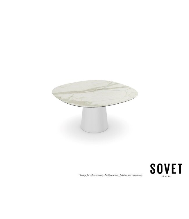 TOTEM SHAPED DINING TABLE.