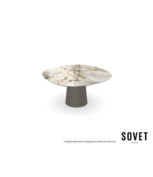 TOTEM SHAPED DINING TABLE.