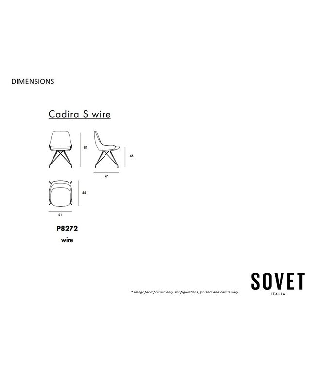 CADIRA S WIRE P8272 DINING CHAIR.