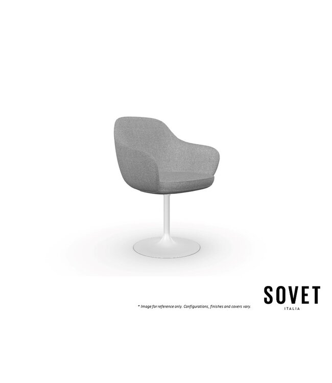 CADIRA GIREVOLE P8274 DINING CHAIR.