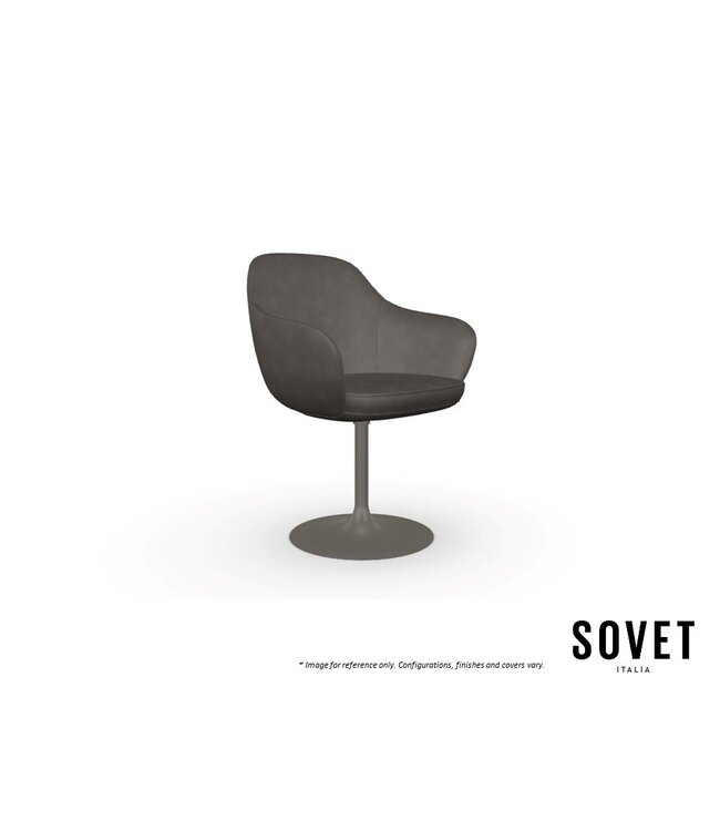 CADIRA GIREVOLE P8274 DINING CHAIR.