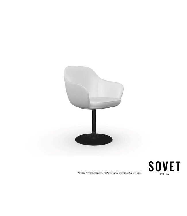 CADIRA GIREVOLE P8274 DINING CHAIR.