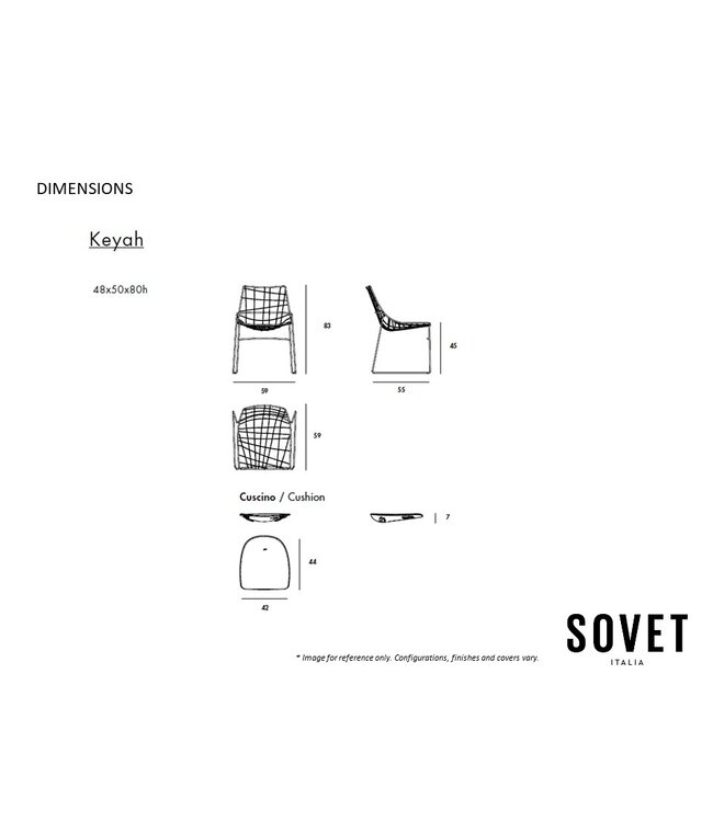 KEYAH OUTDOOR DINING CHAIR.