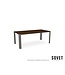 SOVET KODO OUTDOOR CERAMIC RECTANGULAR DINING TABLE.