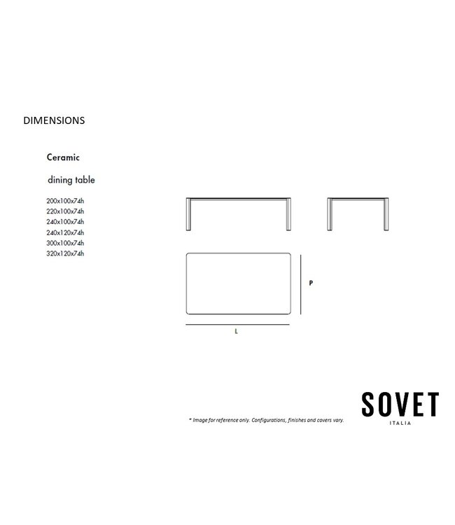 KODO OUTDOOR CERAMIC RECTANGULAR DINING TABLE.