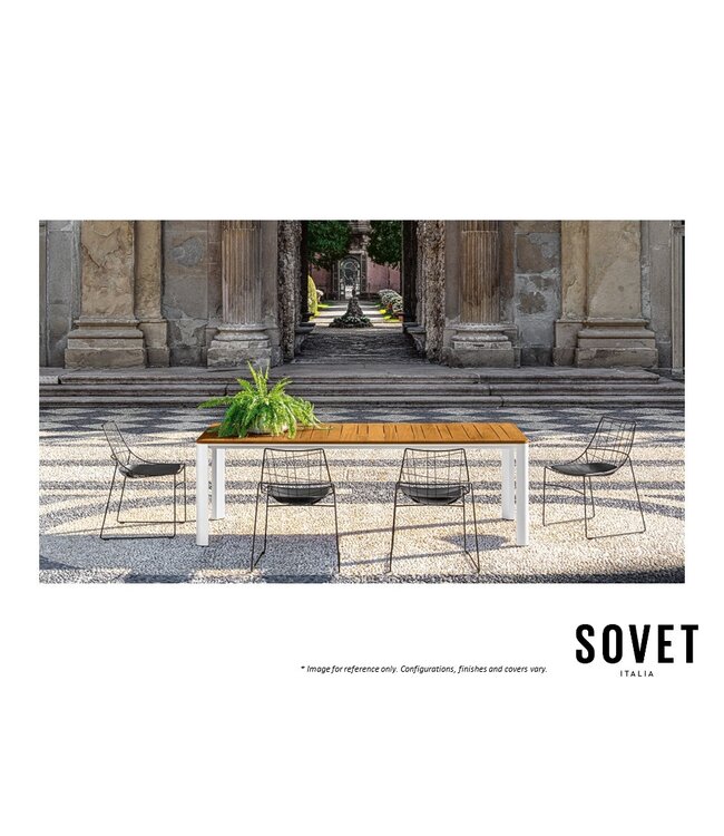 KODO OUTDOOR DOGHE RECTANGULAR DINING TABLE.