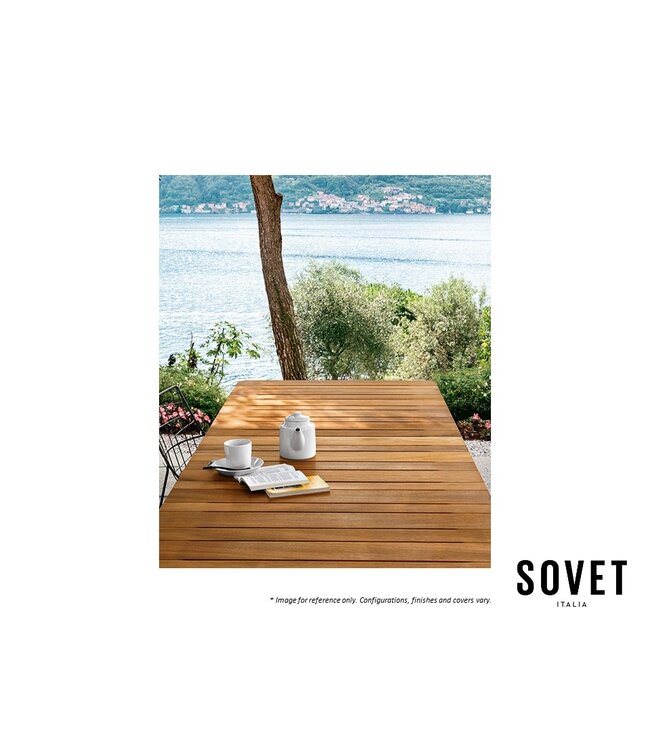 KODO OUTDOOR DOGHE RECTANGULAR DINING TABLE.