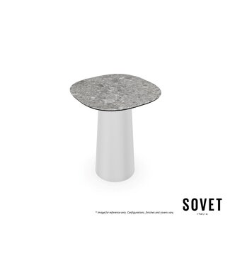 SOVET TOTEM (BAR) OUTDOOR SHAPED DINING TABLE.