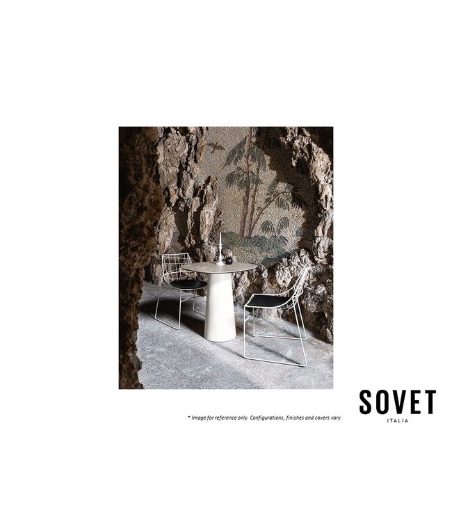 TOTEM (BAR) OUTDOOR SHAPED DINING TABLE.