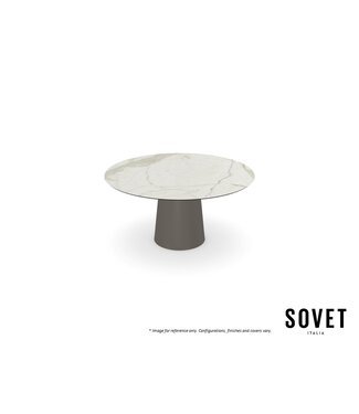 SOVET TOTEM OUTDOOR ROUND DINING TABLE.