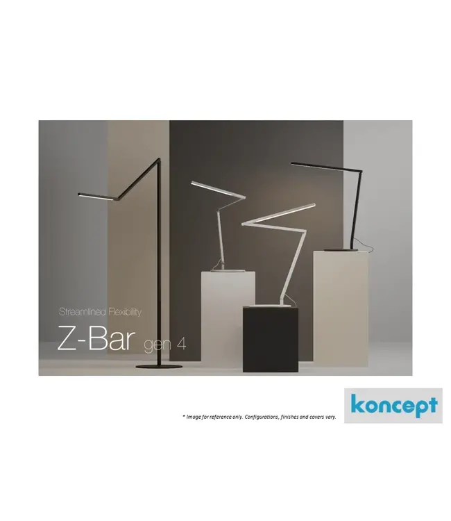 Z-BAR MINI LED TABLE LAMP- WHITE.