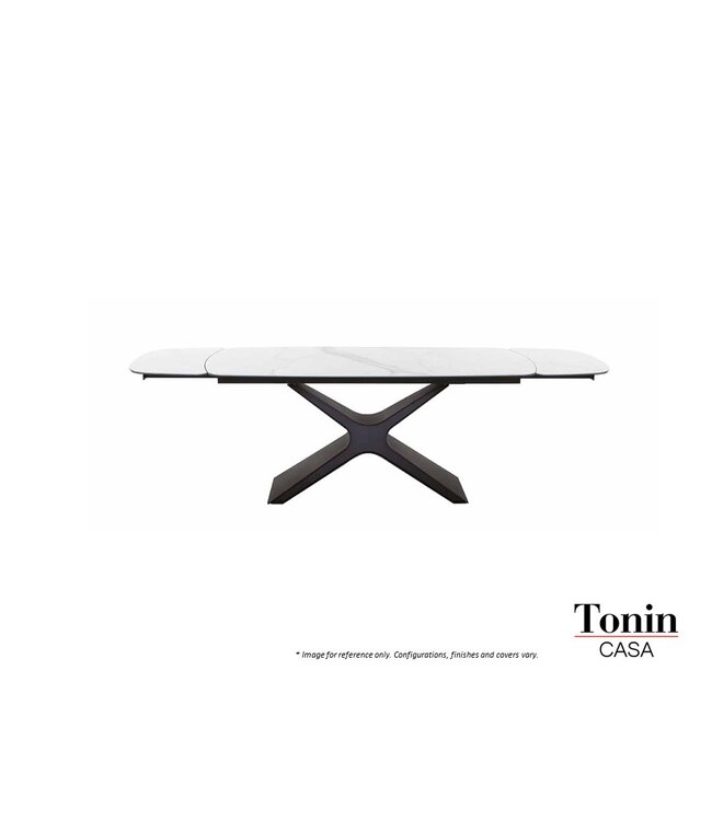 TONIN CASA ITALIA CALLIOPE EXTENDABLE DINING TABLE.