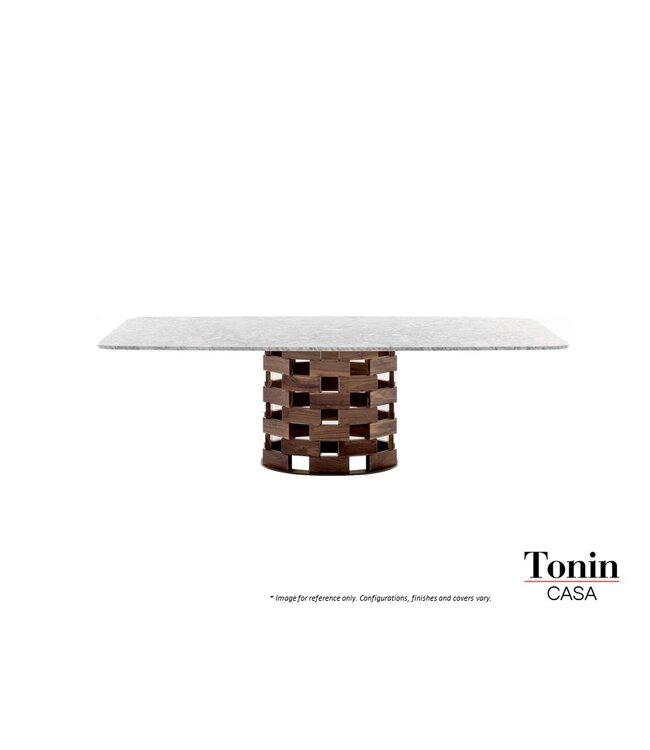 TONIN CASA ITALIA COLOSSEO DINING TABLE.