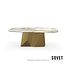 SOVET GRANDEOD SHAPED RECTANGULAR DINING TABLE.