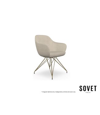 SOVET CADIRA WIRE DINING CHAIR.