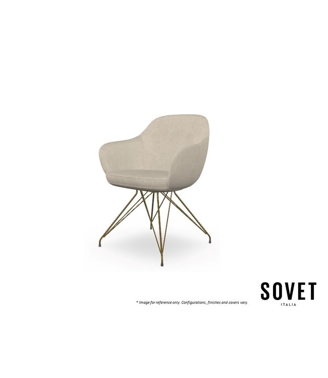 CADIRA WIRE DINING CHAIR.