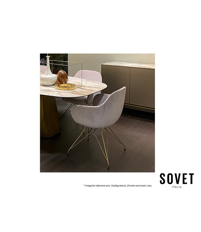 CADIRA WIRE DINING CHAIR.