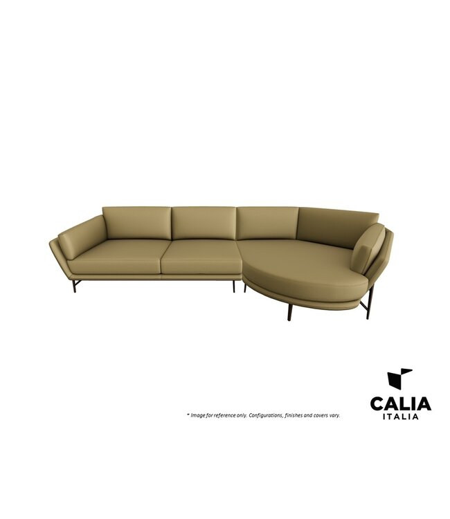 VENERE SECTIONAL WITH RIGHT CUDDLER SOFA.