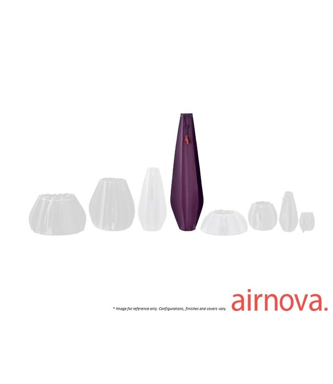 PLISSE LEATHER VASE 04 - TEA LEAVE GREEN C215.