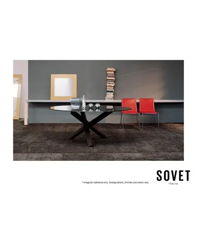 AIKIDO ELLIPTICAL DINING TABLE.