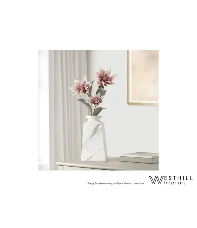 ARIS MARBLE TAPERED VASE.