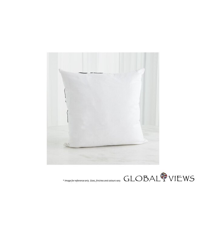 GOLDEN TRIPLE CROSSHATCH PILLOW.