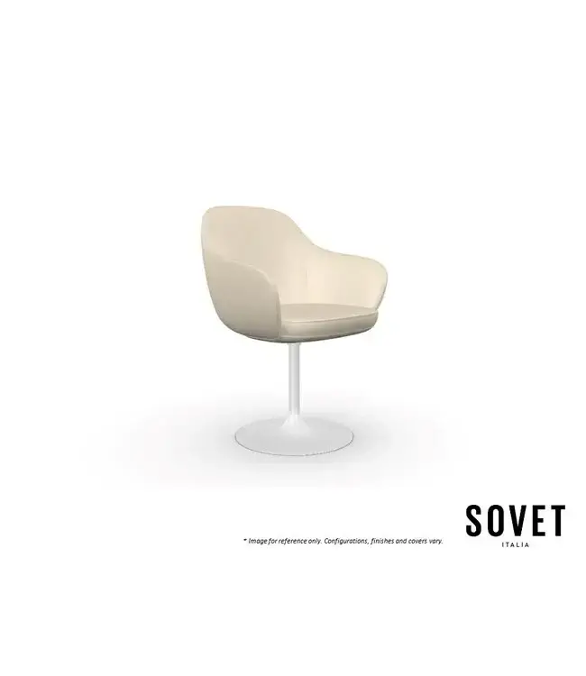 CADIRA GIREVOLE P8274 DINING CHAIR.