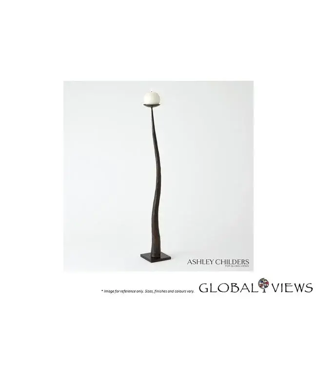 CHISELED CANDLE HOLDER.