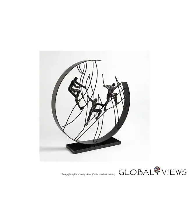 CLIMB TO TOP SCULPTURE.