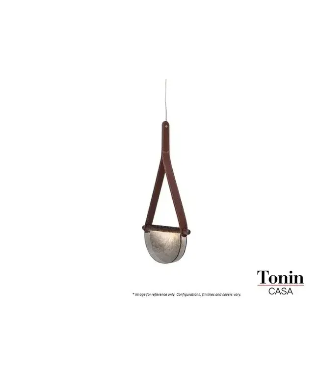 DALI PENDANT - WALNUT/COGNAC/TRANSPARENT.