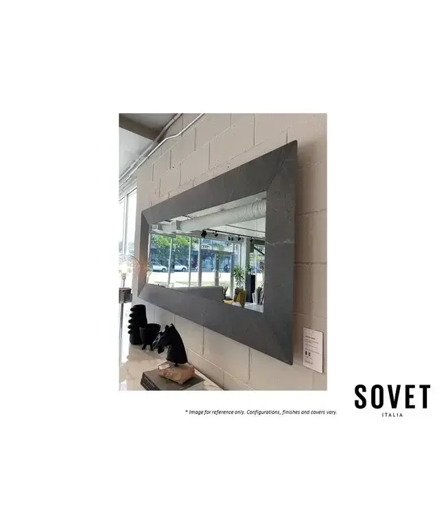 DENVER MIRROR - CERAMIC/ SMOKED.