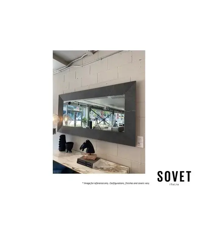 DENVER MIRROR - CERAMIC/ SMOKED.