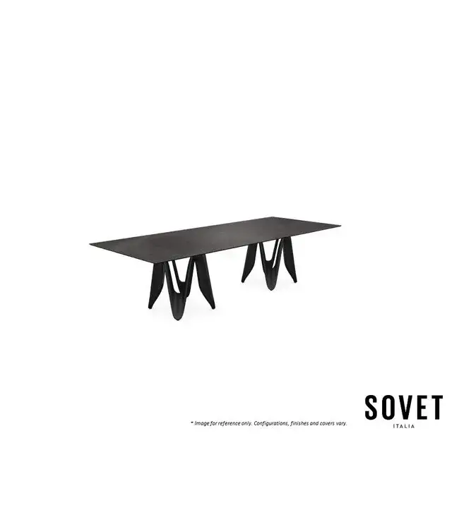 LAMBDA TWO BASES DINING TABLE.