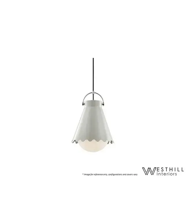 LAURANT PENDANT - 12'' GREY.