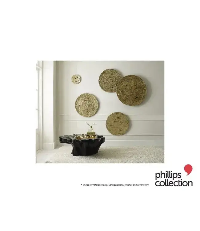 MOLTEN DISK WALL ART SMALL - GOLD.