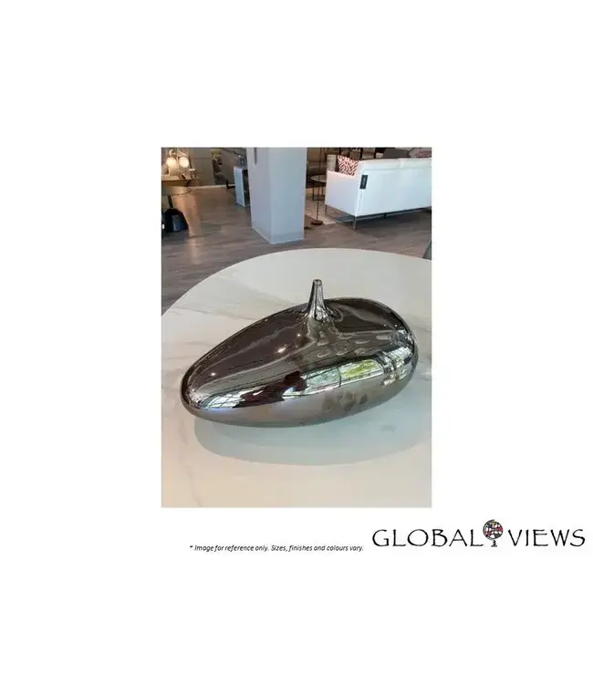 OFFSET NECK OBJECT - BRONZE CRACKLE - SMALL.