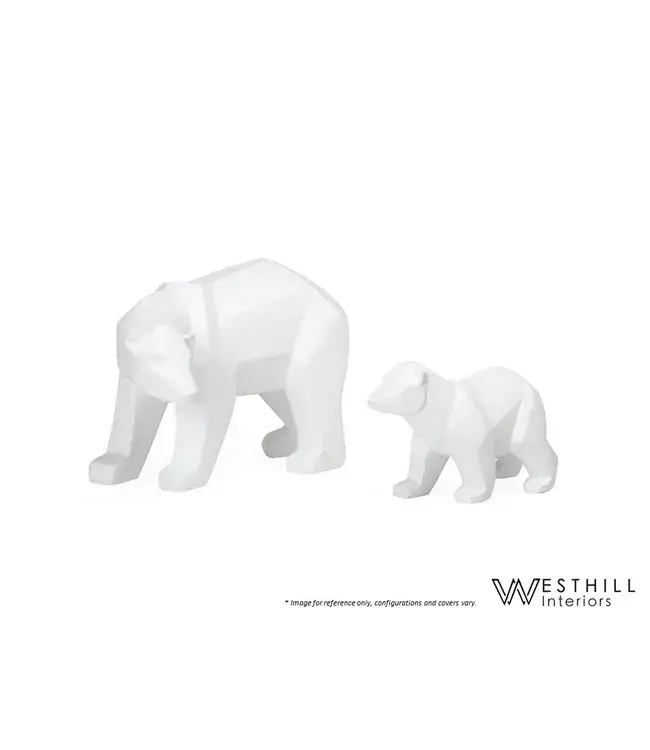 POLAR BEAR SCULPTURE 2 SET.