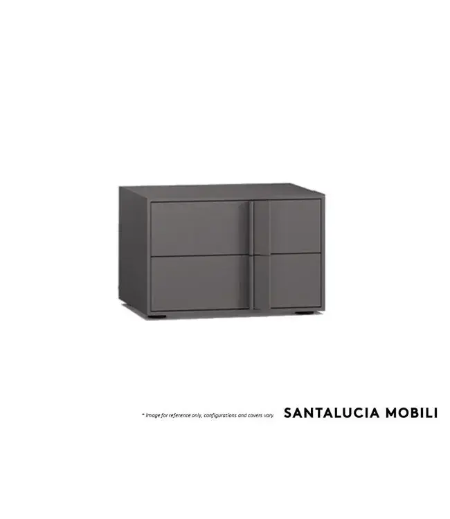 QUADRO DARSENA 2 DRAWER NIGHTSTAND RIGHT HANDLE - ECO MARNA.