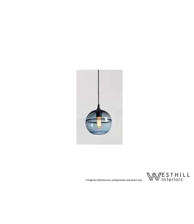 RING PENDANT SMALL - BLUE.